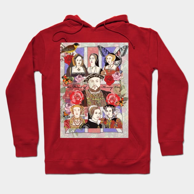 Henry VIII and his six wives Hoodie by White B Gifts
